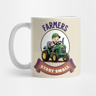 Farmers start small Mug